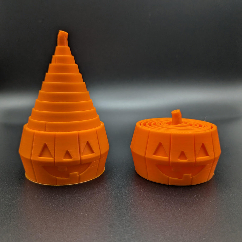 Pumpkin Fidget 3D Printed Jack-o'-lantern Toy
