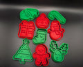 Christmas Cookie Cutters, 3D Printed Holiday Cookie Presses