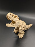 Tyrannosaurus Rex Skeleton Articulated Fidget 3D Printed T-Rex Toy Flexi Standing Figurine