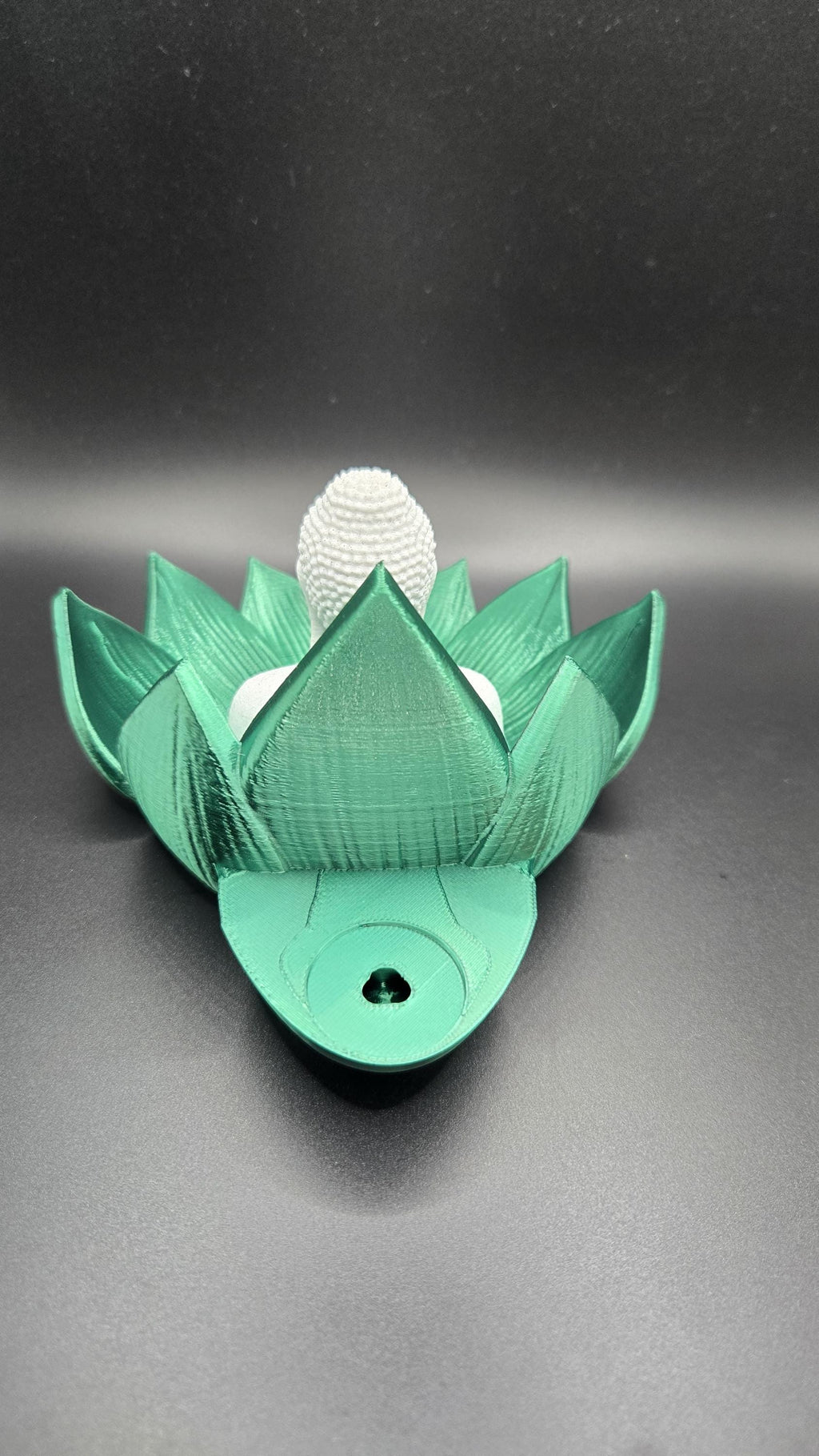3D Printed Lotus Backflow Incense Burner with Buddha – Zen Home Decor