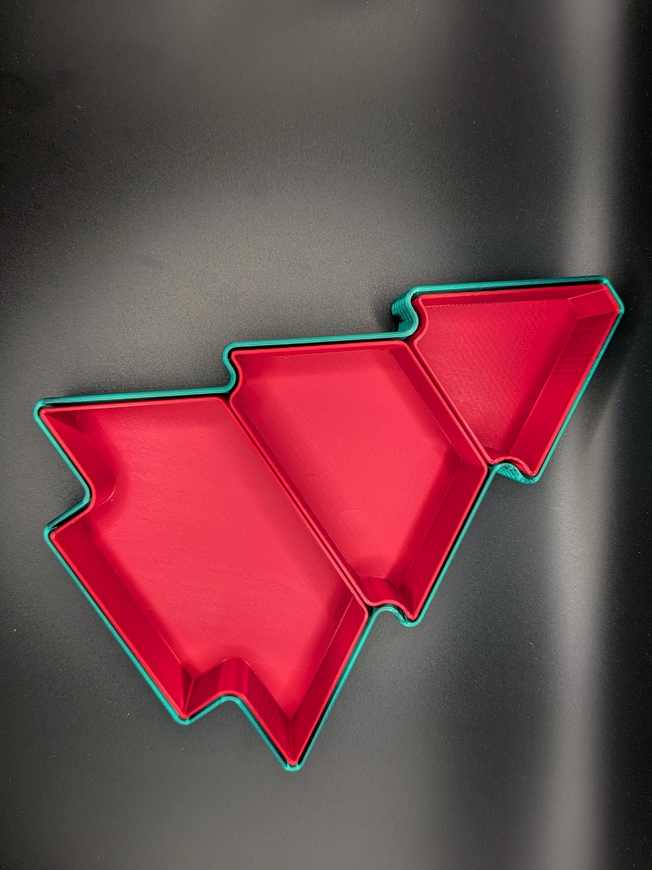 Christmas Tree Holiday Treat Dish, 3D Printed Candy Dish