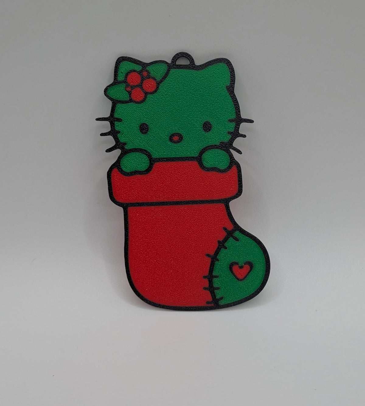 Hello Kitty Christmas Ornament, 3D printed Stocking