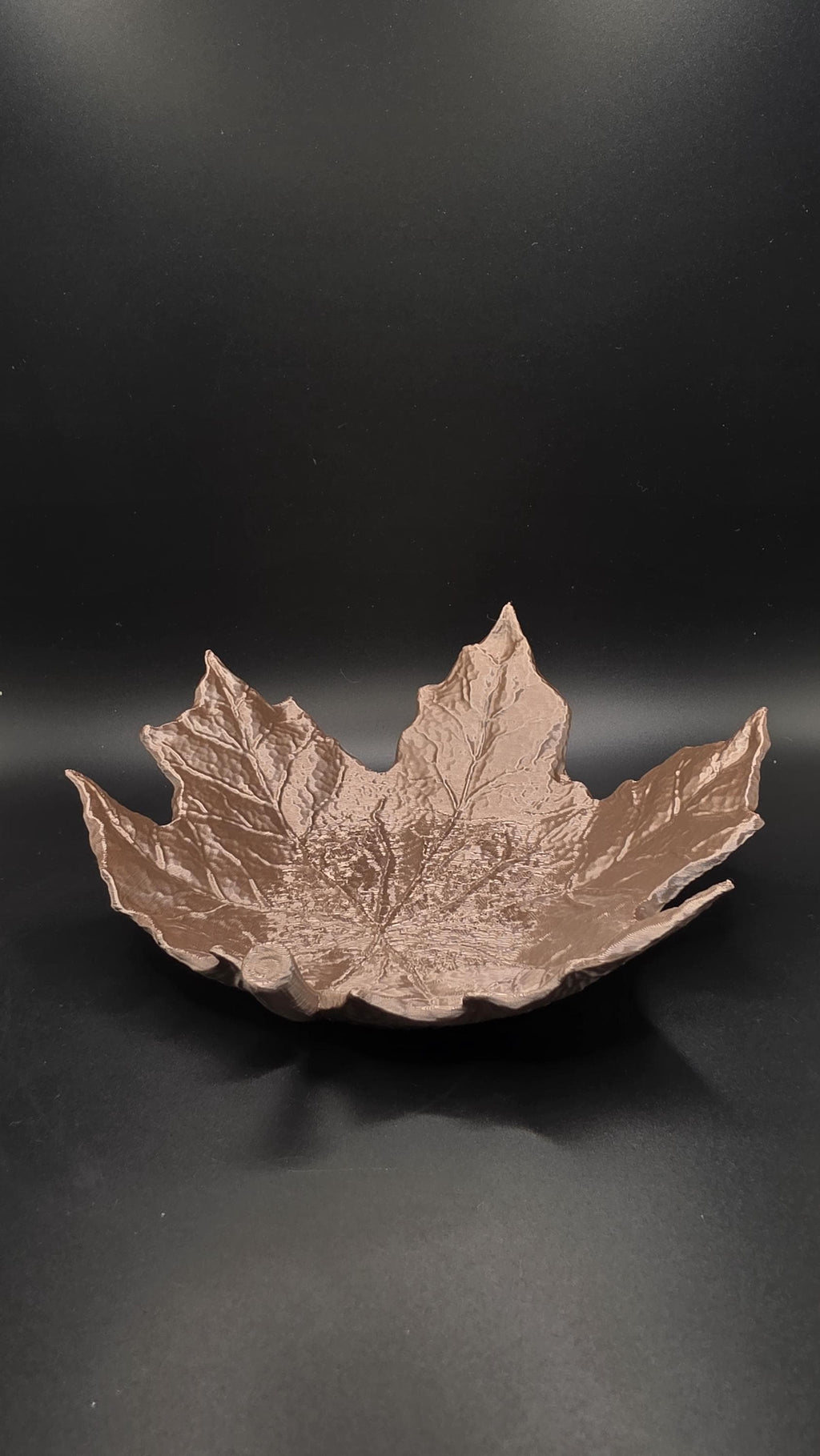 Fall Leaves Trinket Dish 3D Printed Decor Key holder