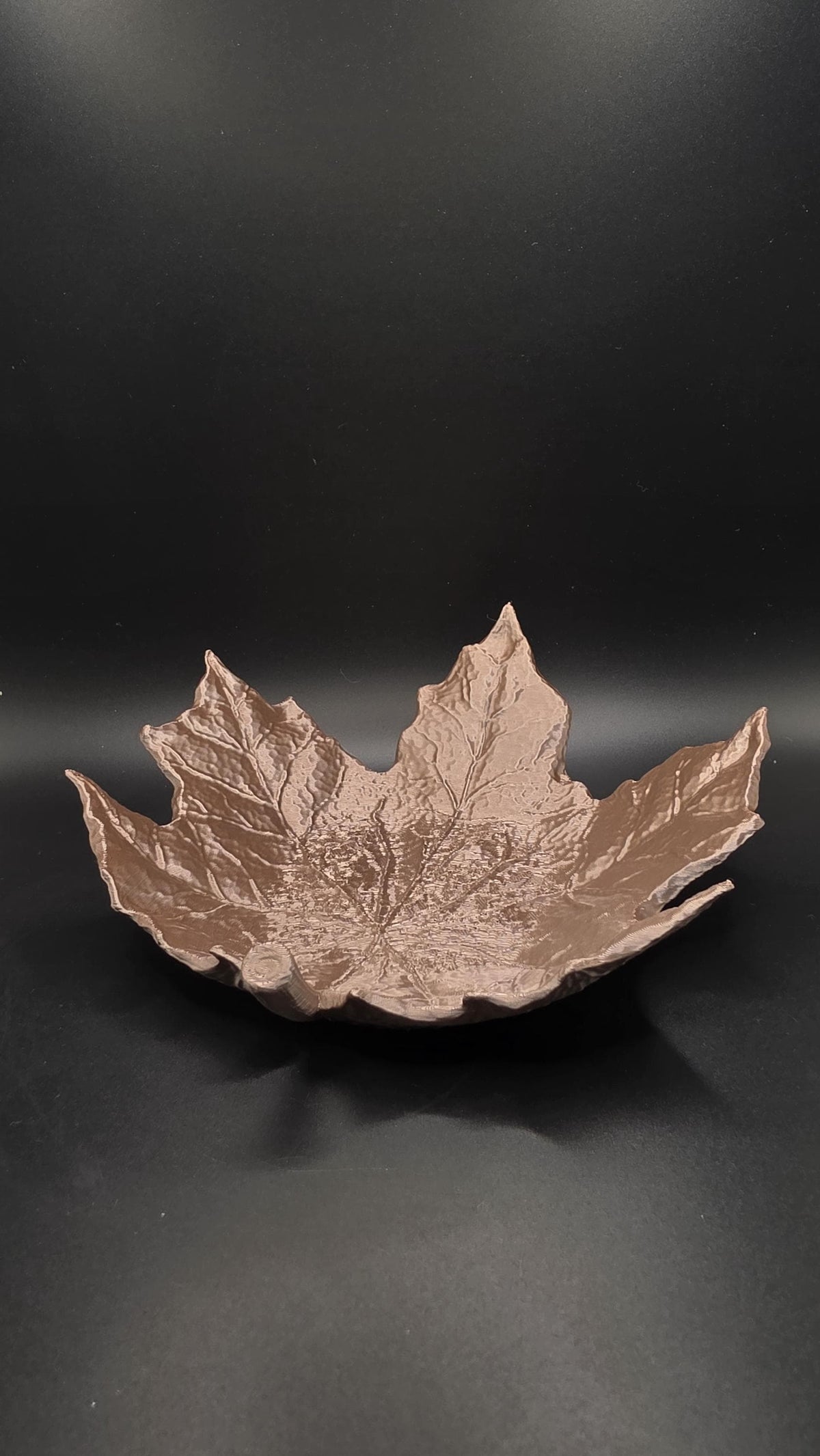 Fall Leaves Trinket Dish 3D Printed Decor Key holder