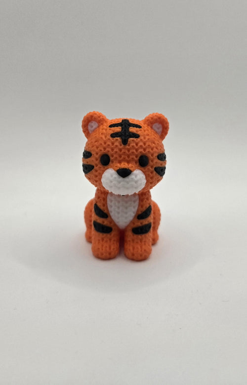 3D Printed Crochet Style Tiger
