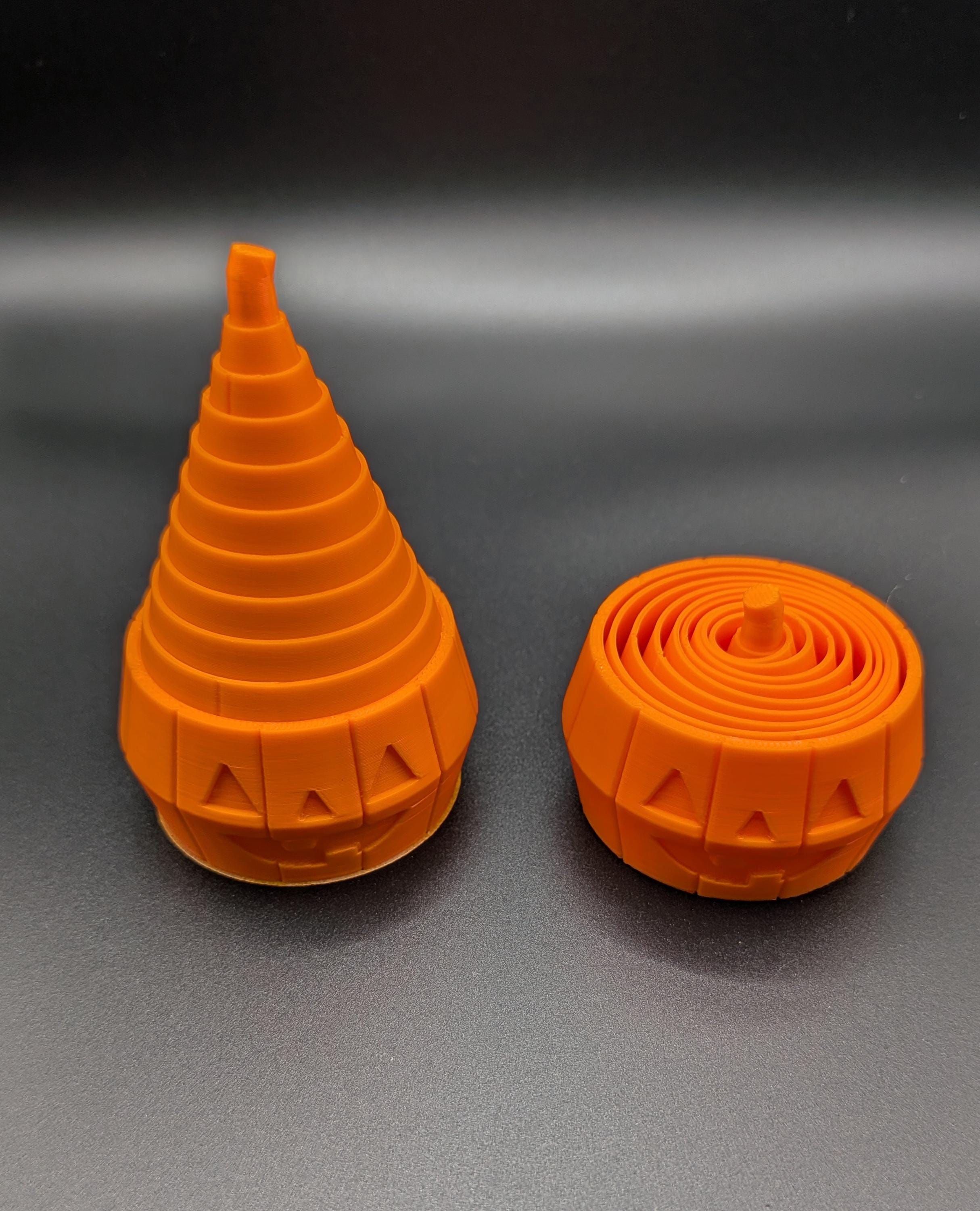 Pumpkin Fidget 3D Printed Jack-o'-lantern Toy