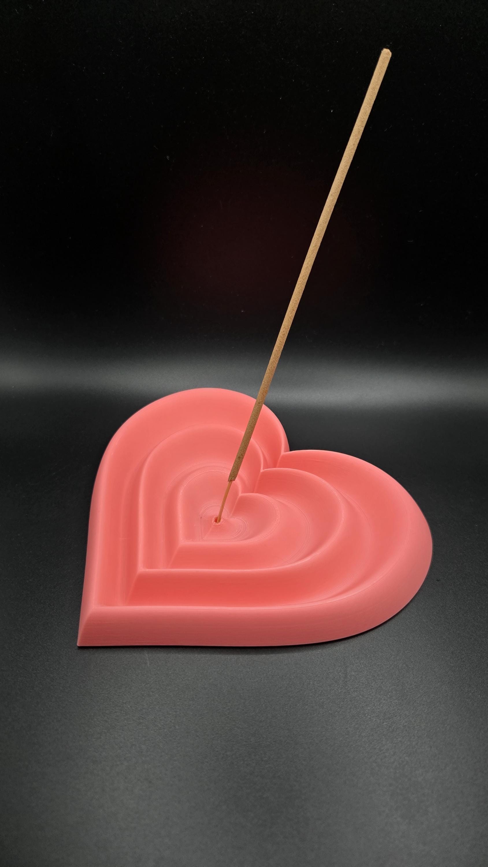 Heart Incense Holder 3D Printed Valentine's Day Tray