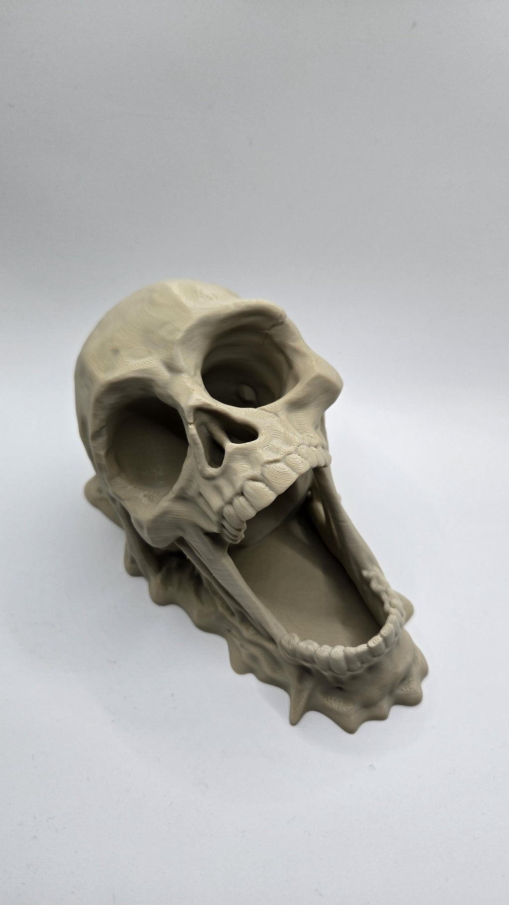 Screaming Skull 3D Printed Dice Tower