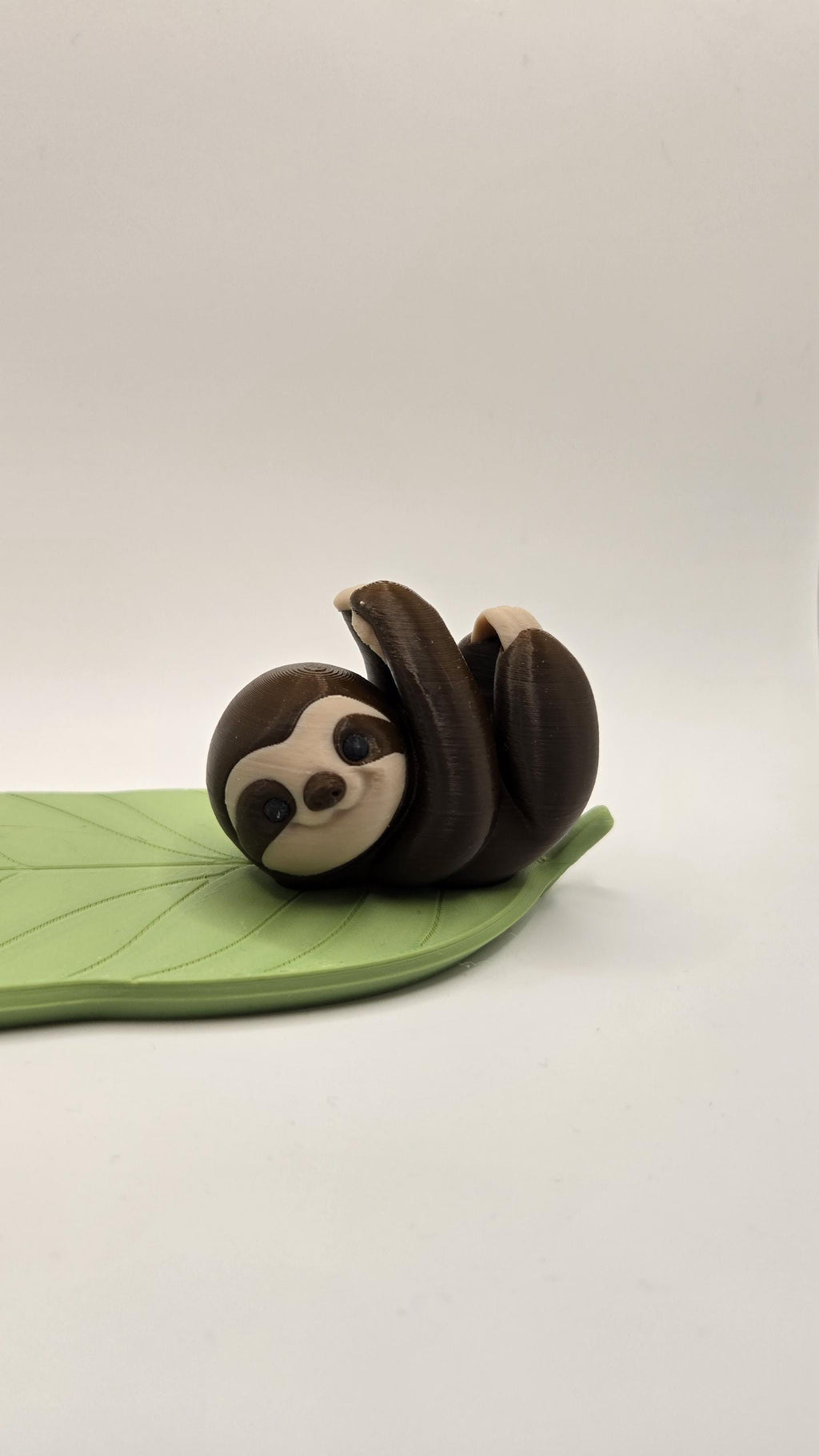 Sloth Incense Holder 3D Sloth on a Leaf