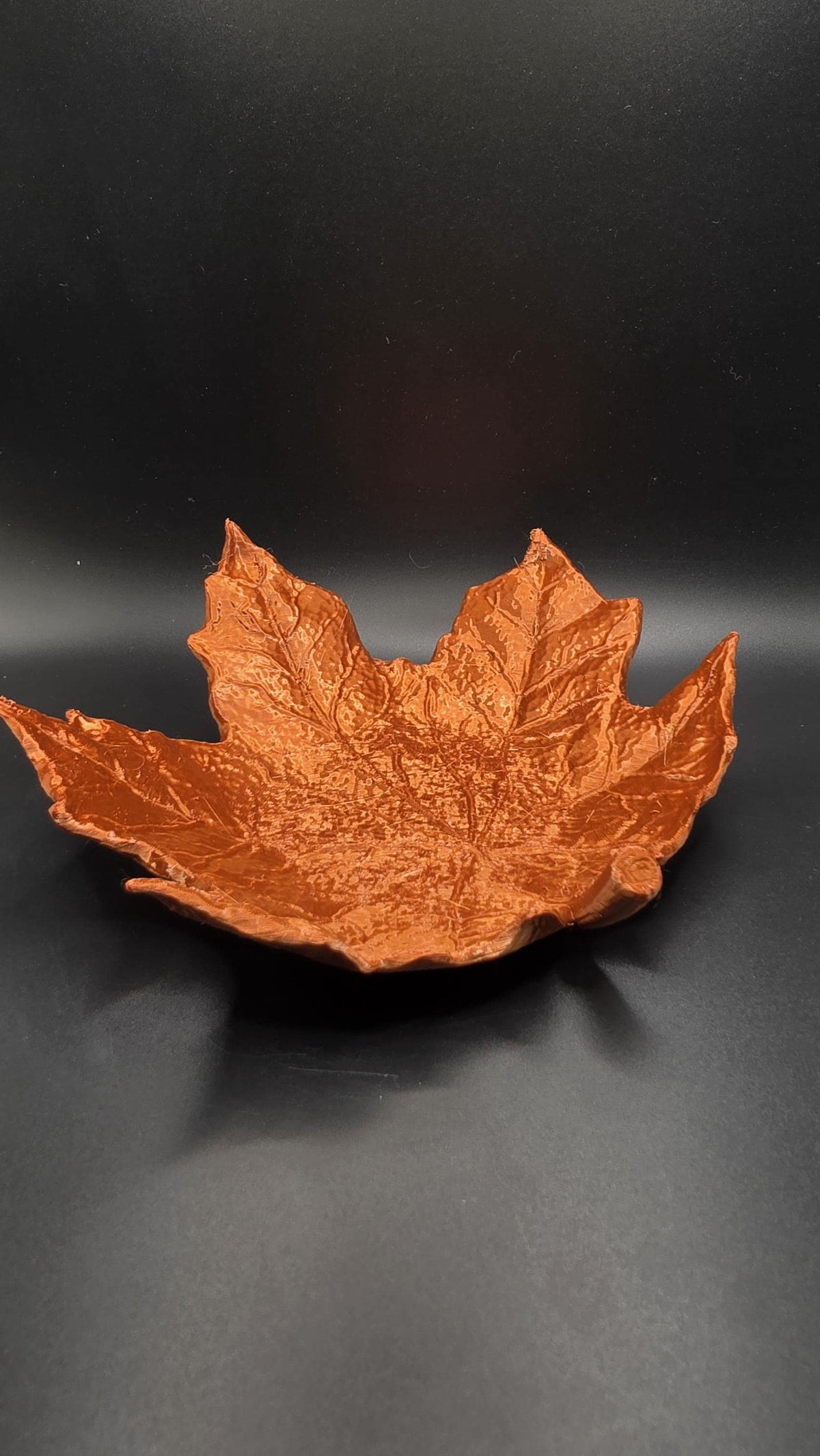 Fall Leaves Trinket Dish 3D Printed Decor Key holder
