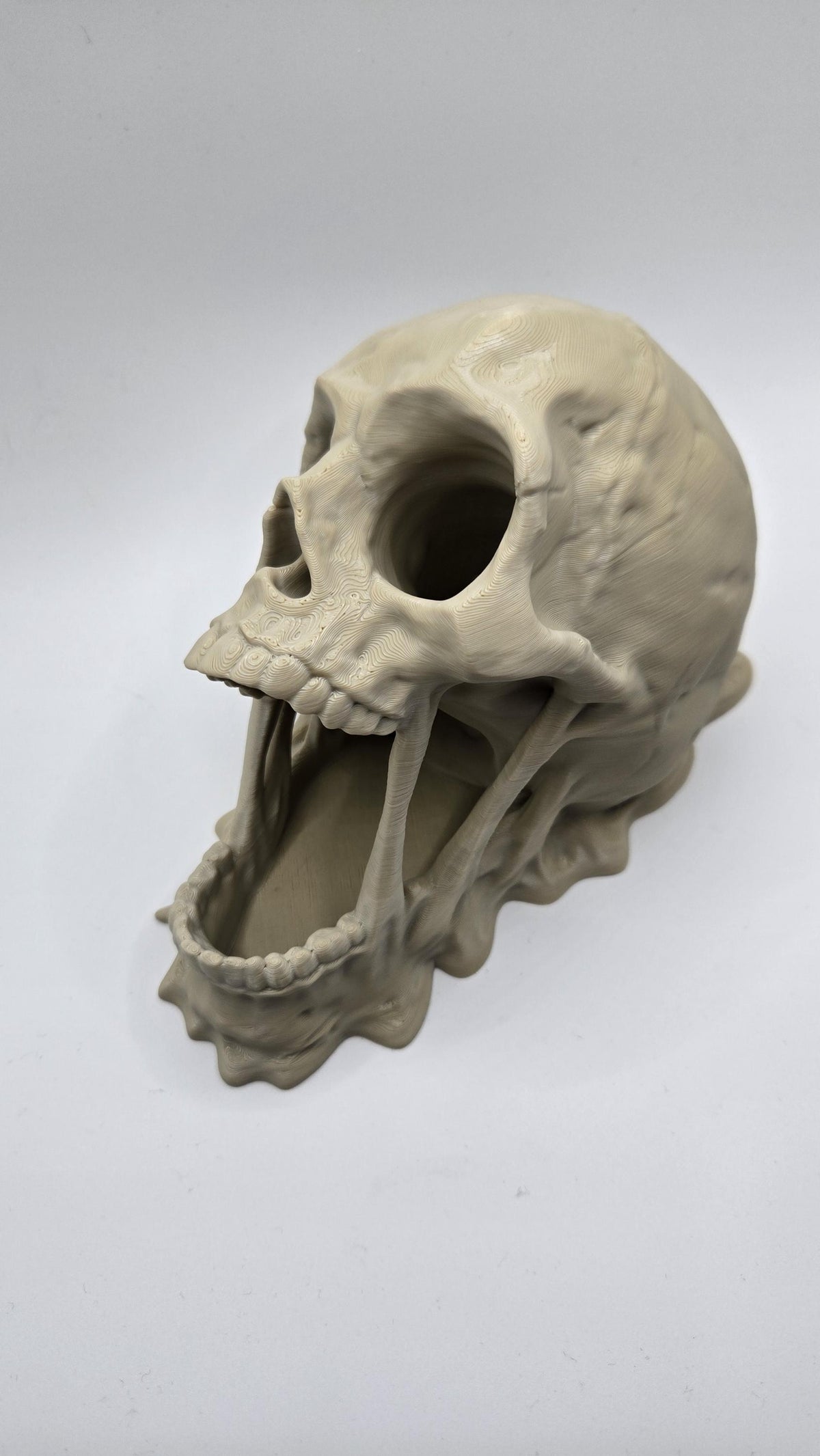 Screaming Skull 3D Printed Dice Tower
