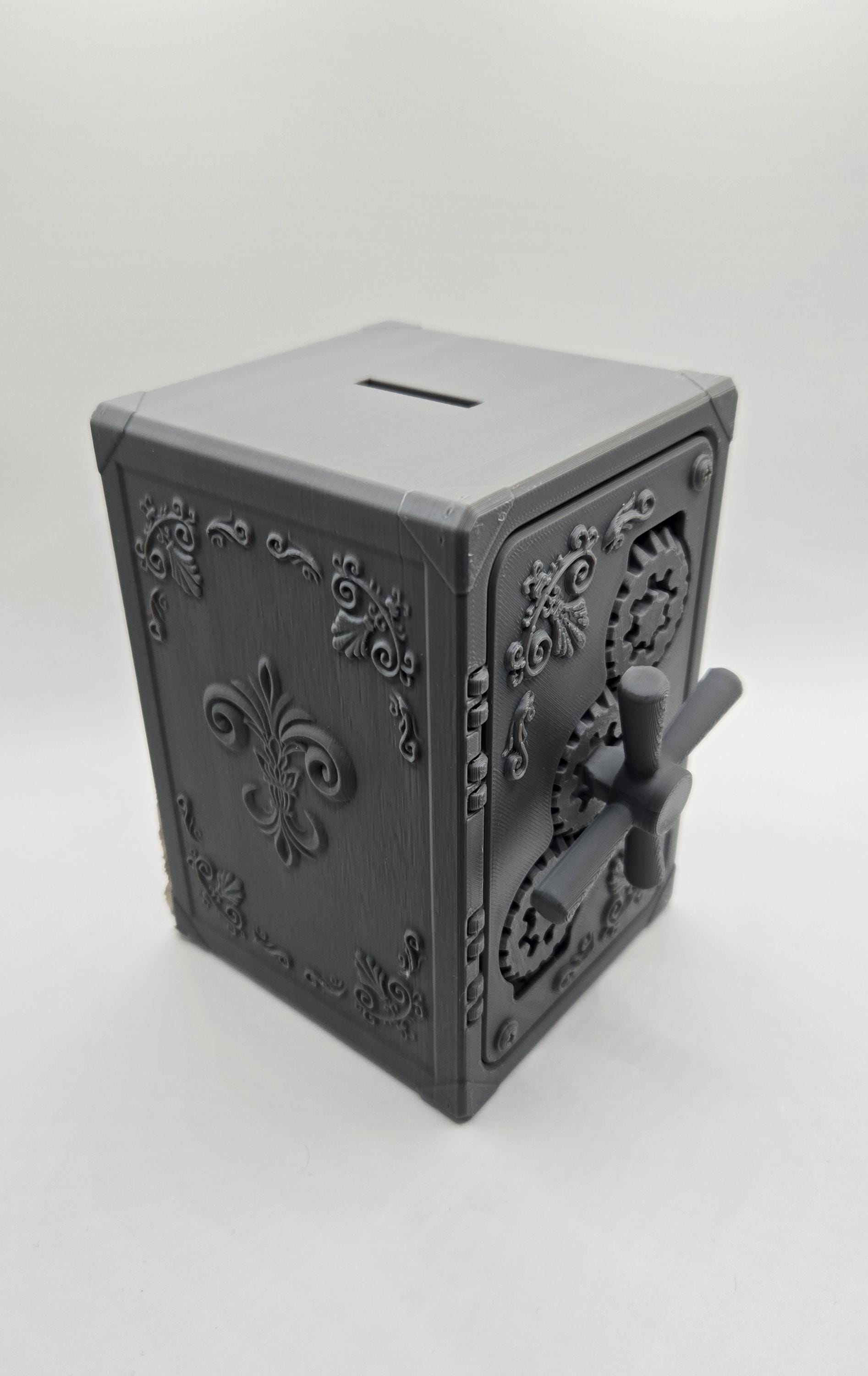 Safe Coin Bank, 3D Printed Money Piggy Bank