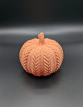 Fall Crocheted Pumpkin 3D Printed Autumn Seasonal Decor