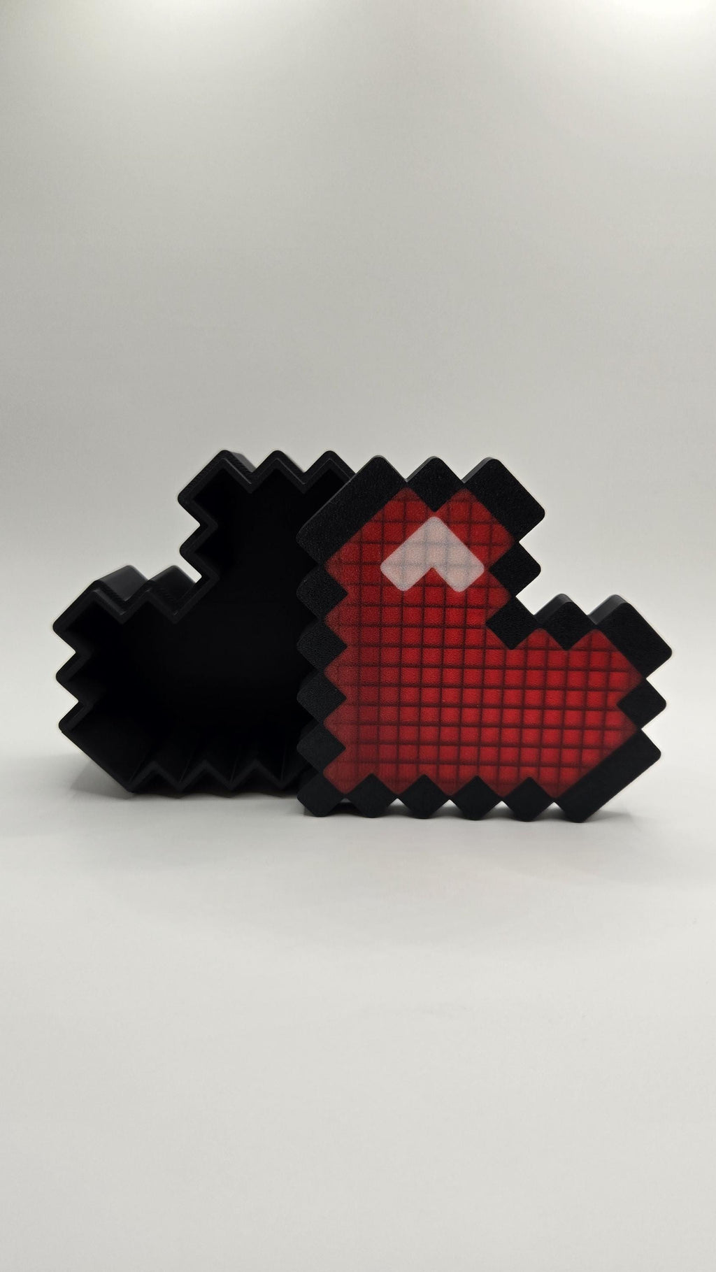 3D Printed Pixel Heart Trinket Box | Valentine’s Day Gift | Romantic Home Decor | Anniversary Gift