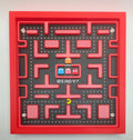 Glow In The Dark Ms. Pac-Man Wall Art | Retro Arcade 3D Printed Decor