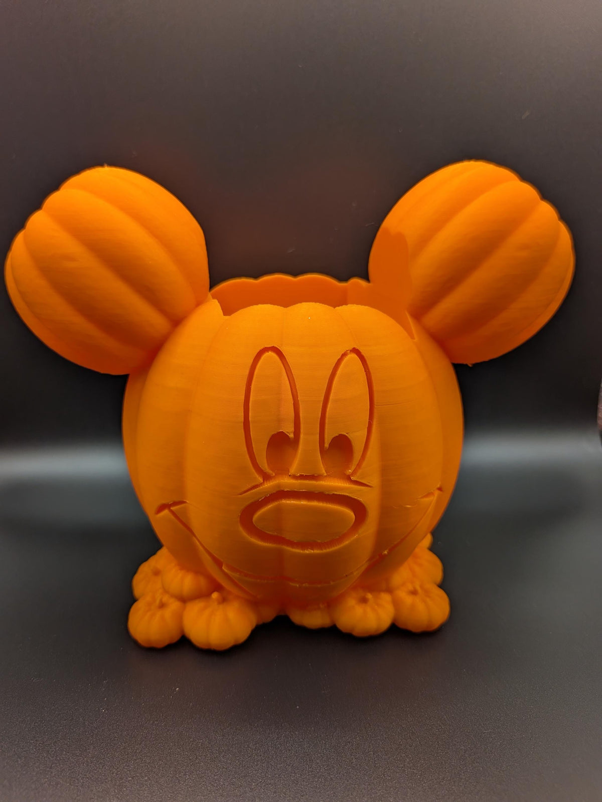 Mickey Mouse Pumpkin Foaming Soap Holder Dispenser 3D Printed Bathroom Decor