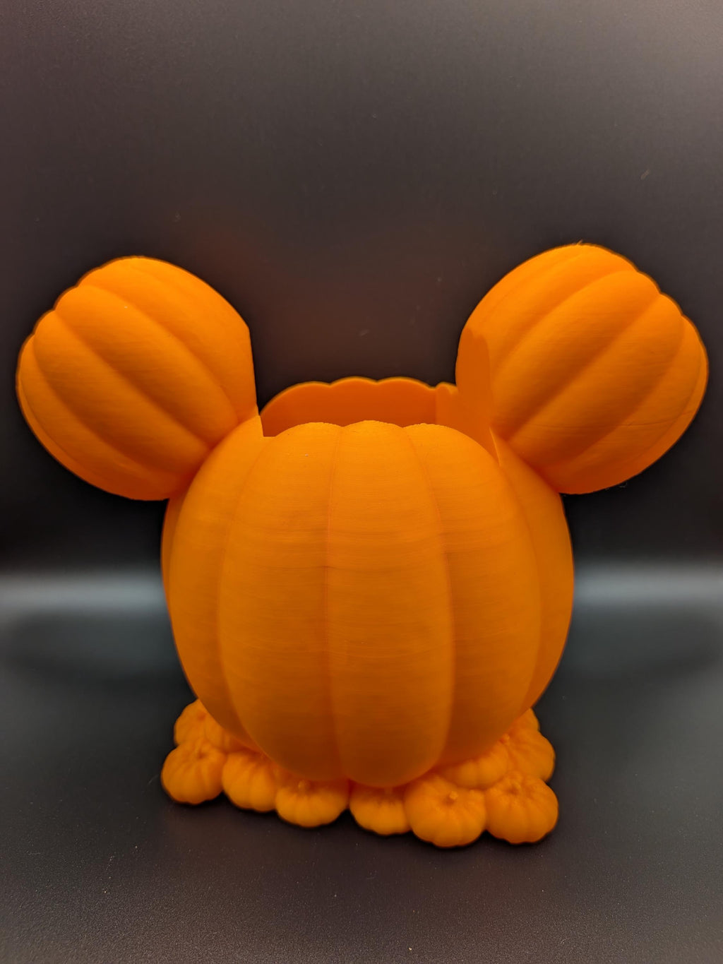 Mickey Mouse Pumpkin Foaming Soap Holder Dispenser 3D Printed Bathroom Decor