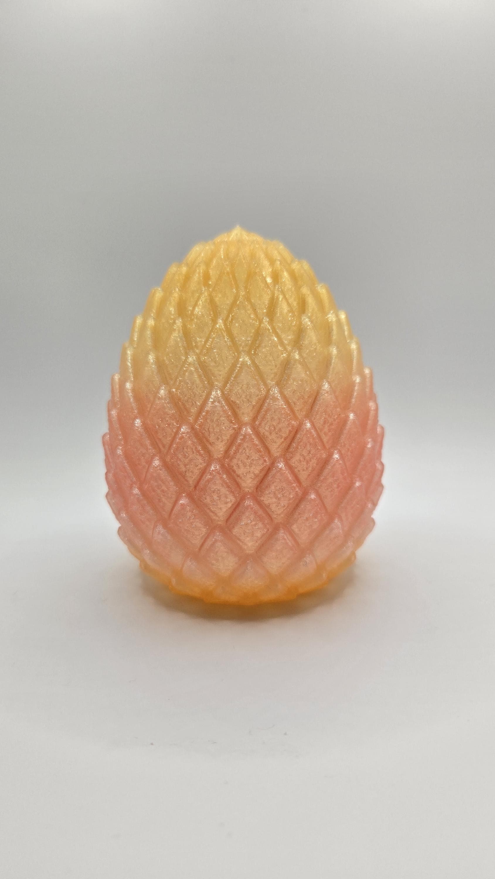 Dragon Egg Light 3D Printed Night Light Tea Light in Multiple Colors