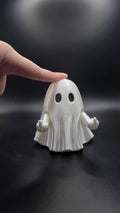 3D Printed Moody Middle Finger Ghost Interactive Fidget, Adult Humor Halloween Gag Gift