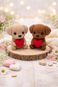 3D Printed Crochet-Style Puppy – Valentine's Day Dog Decor