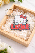Hello Kitty Love Keychain, 3D Printed Valentine's Day Accessory