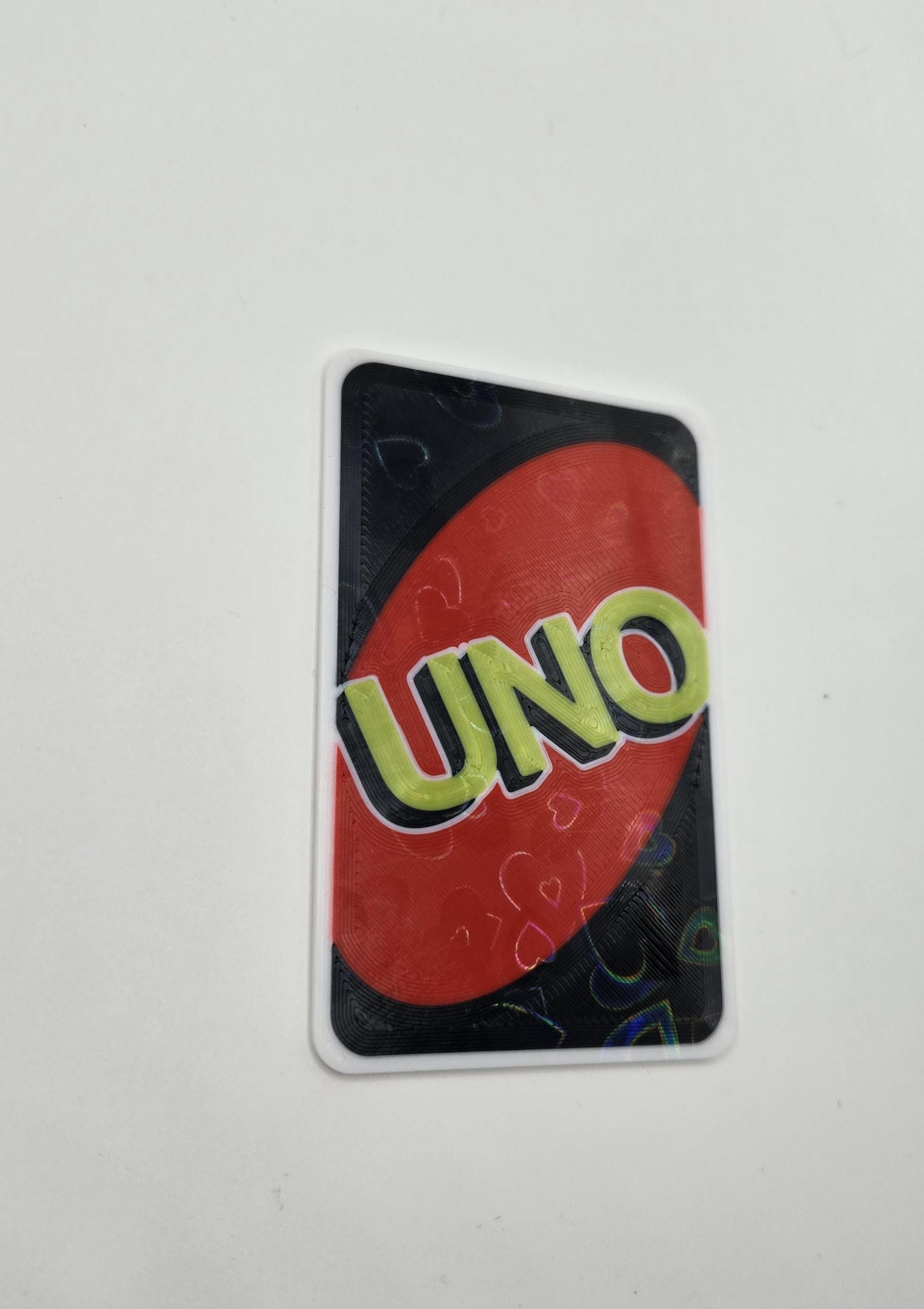 3D Printed Uno Reverse, Love You More Valentine's Day Funny Gag Gift