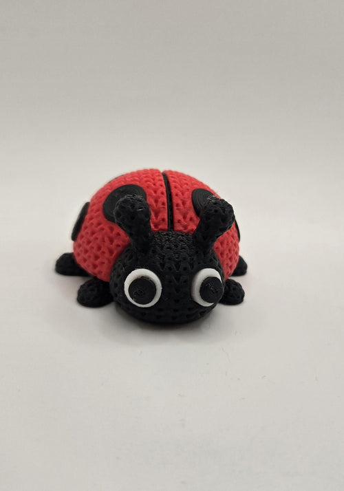 3D Printed Crochet Style Lucky Lady Bug