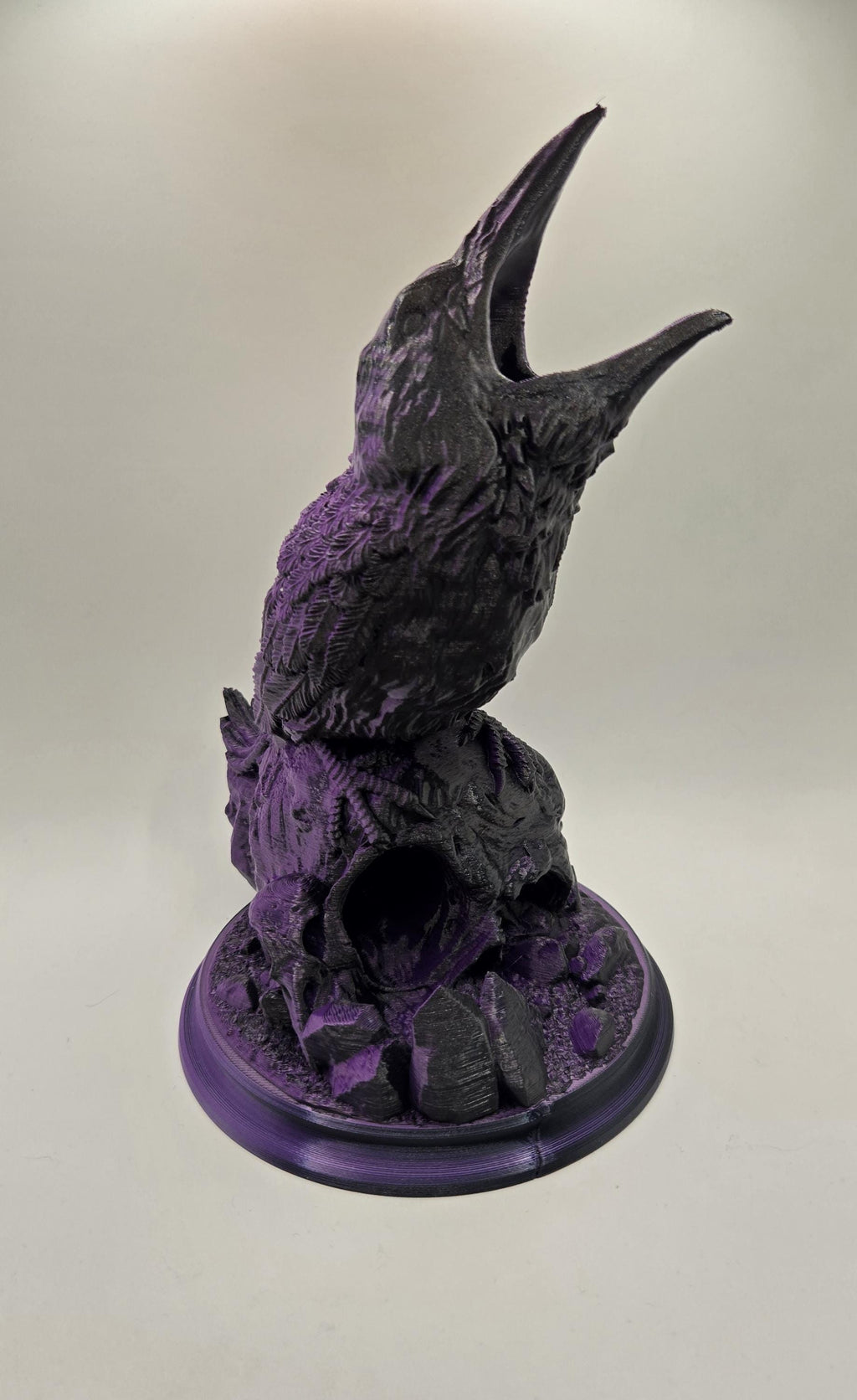 Raven's Feast Skull 3D Printed Dice Tower