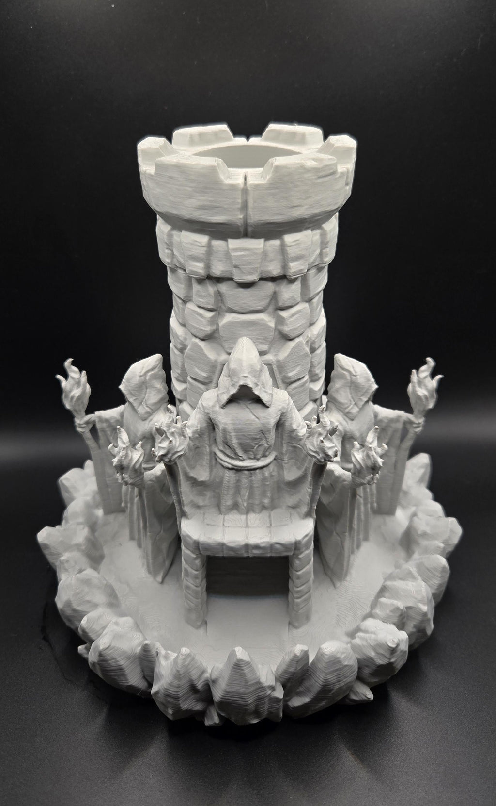 Castle Guardians 3D Printed Wizard Dice Tower