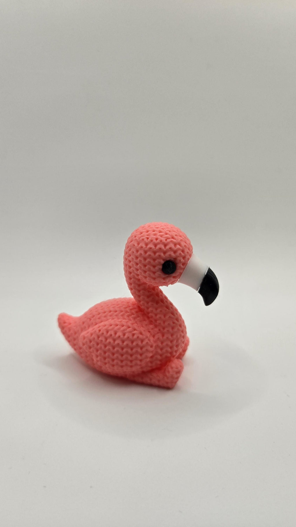 3D Printed Crochet Style Flamingo | Knit Design Miniature