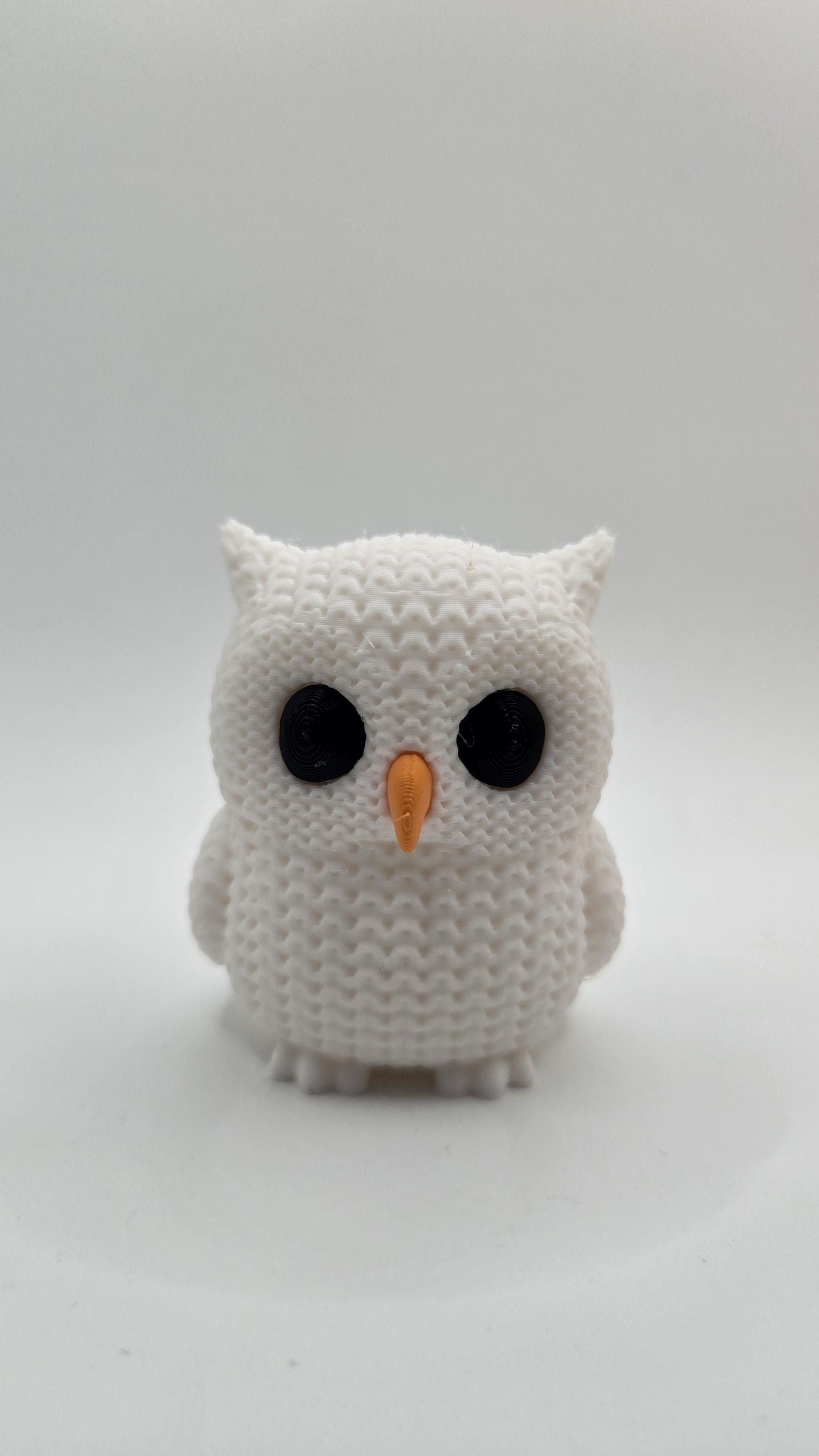 3D Printed Crochet Style Owl