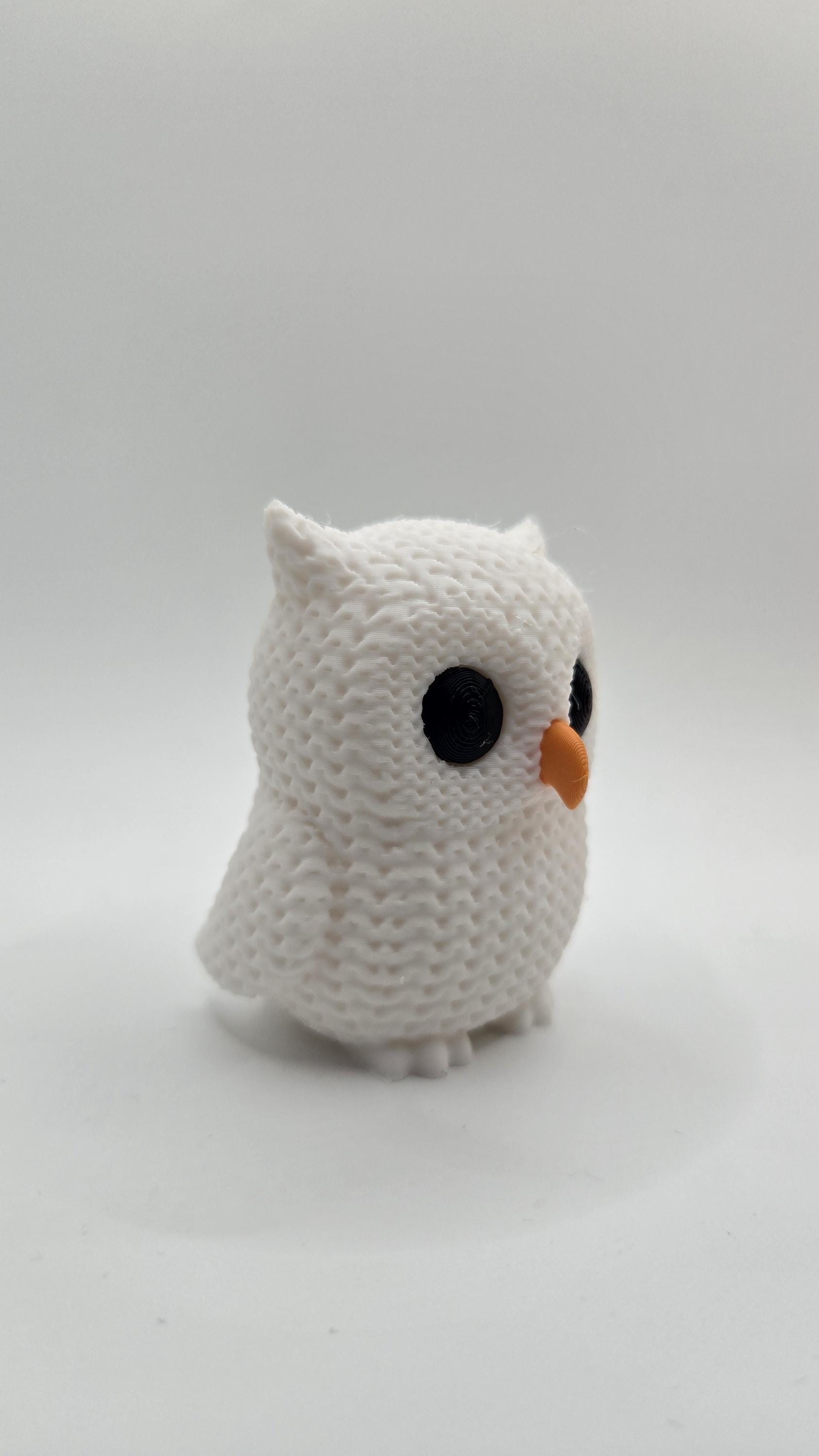 3D Printed Crochet Style Owl