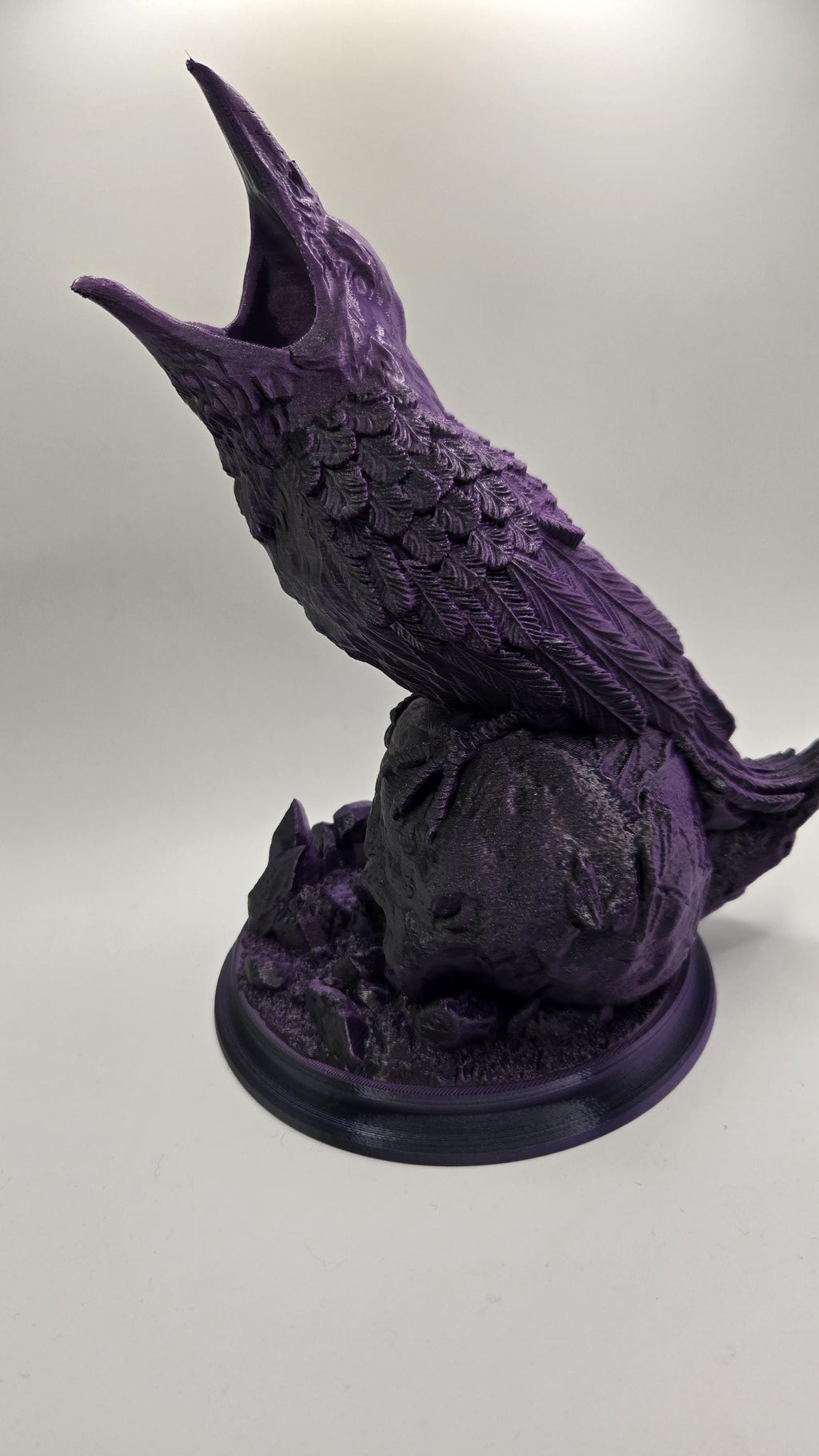 Raven's Feast Skull 3D Printed Dice Tower