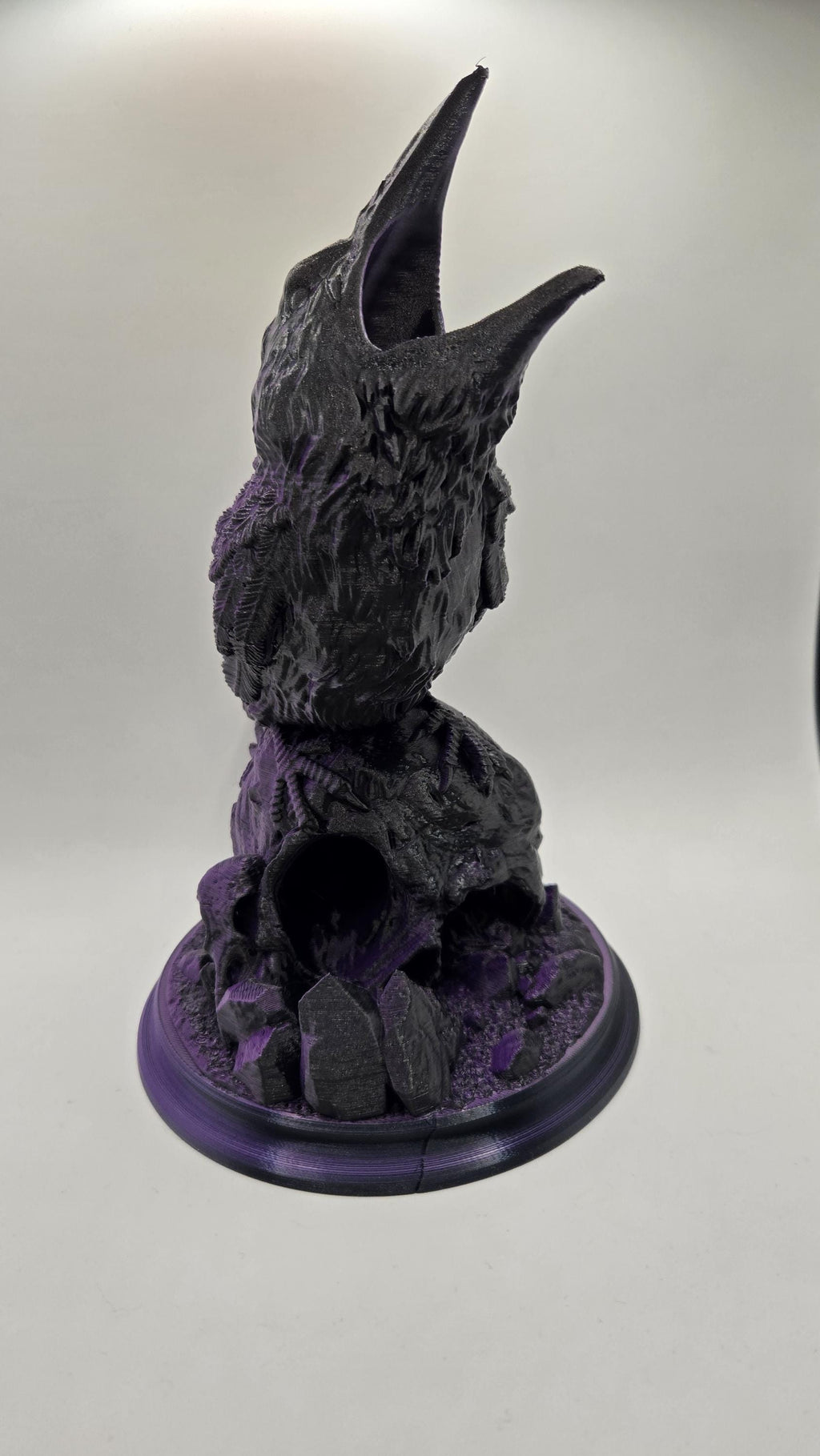 Raven's Feast Skull 3D Printed Dice Tower