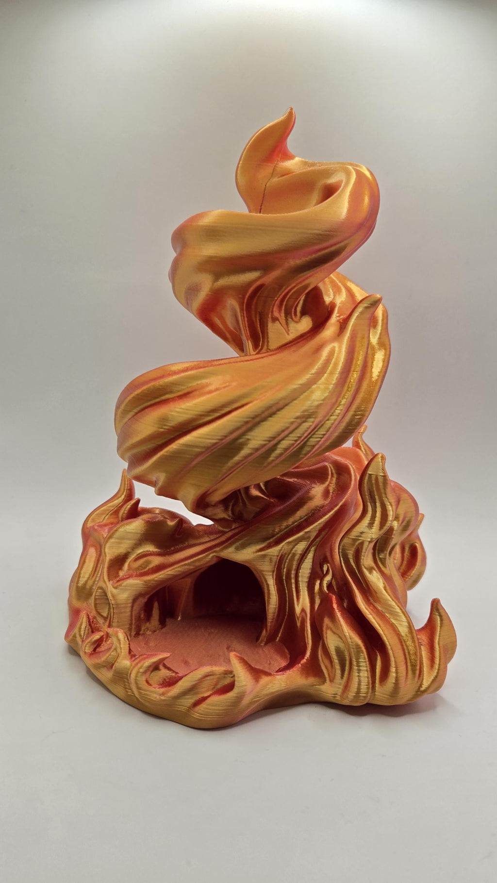 Flaming Tower 3D Printed Dice Tower