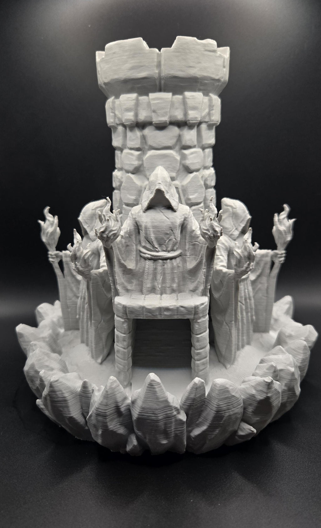 Castle Guardians 3D Printed Wizard Dice Tower
