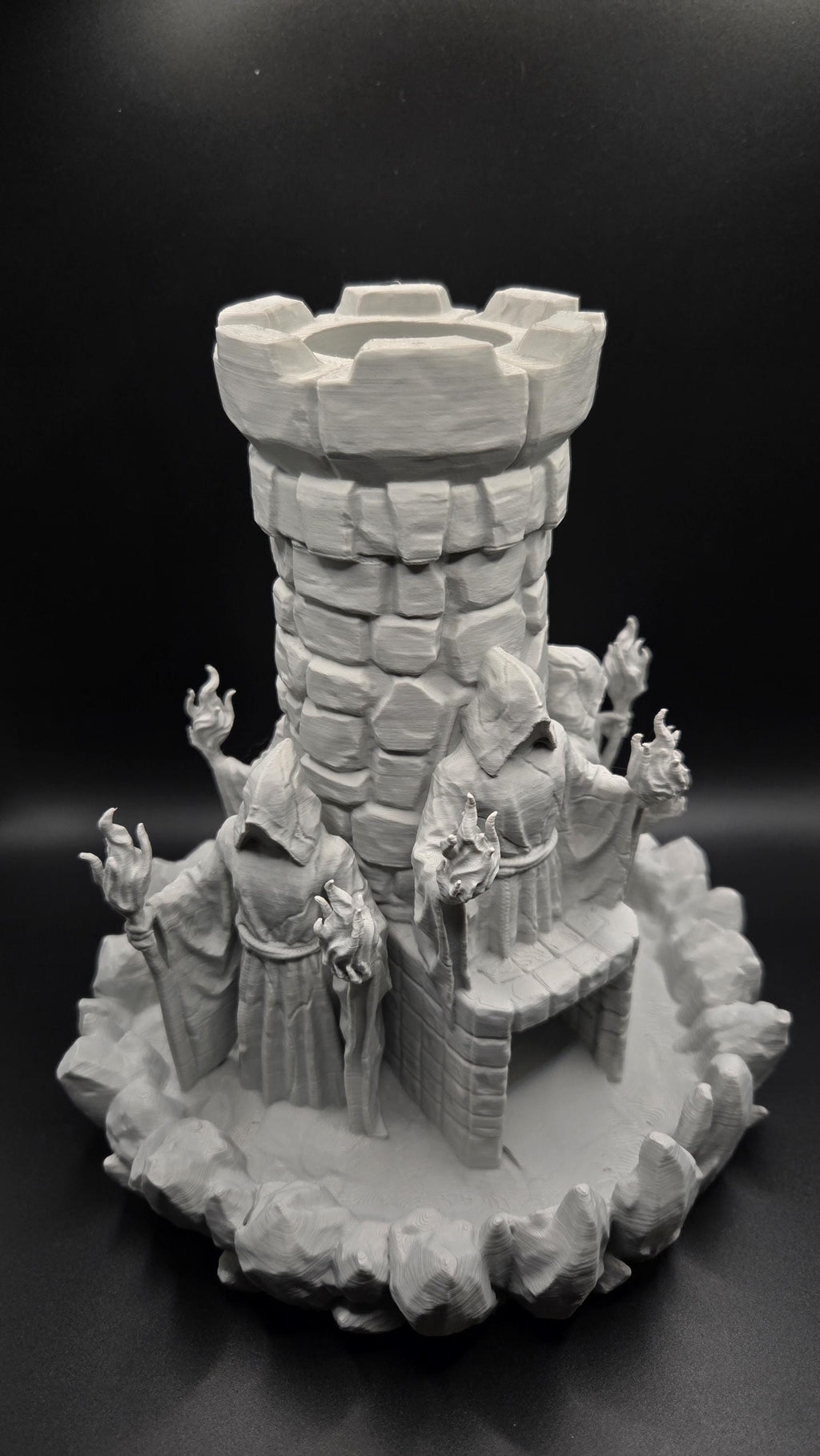 Castle Guardians 3D Printed Wizard Dice Tower