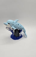 Dolphin Articulated 3D Printed Fidget Toy and Waves Stand